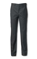 Straight Leg Trousers, Black, medium