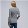 Long Sleeve Crew Neck Top, Heather Grey Multi, small