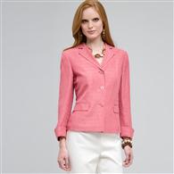 3 Button Front Jacket, New Flamingo, medium