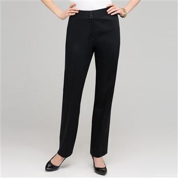 Straight Leg Pant., Black, large