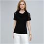 Cowl Neck Top, Black, small