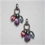 Light Hematite Dangle Earrings, , small