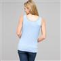 Lace Trim Tank, clear sky, small