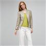 Textured 2 Pocket Jacket, Stone, small