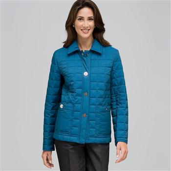Quilted Jacket, royal, large