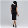 Boat Neck Sleeveless Sheath Dress., , small